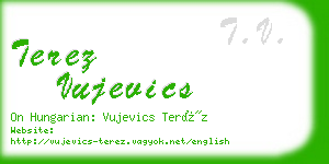 terez vujevics business card